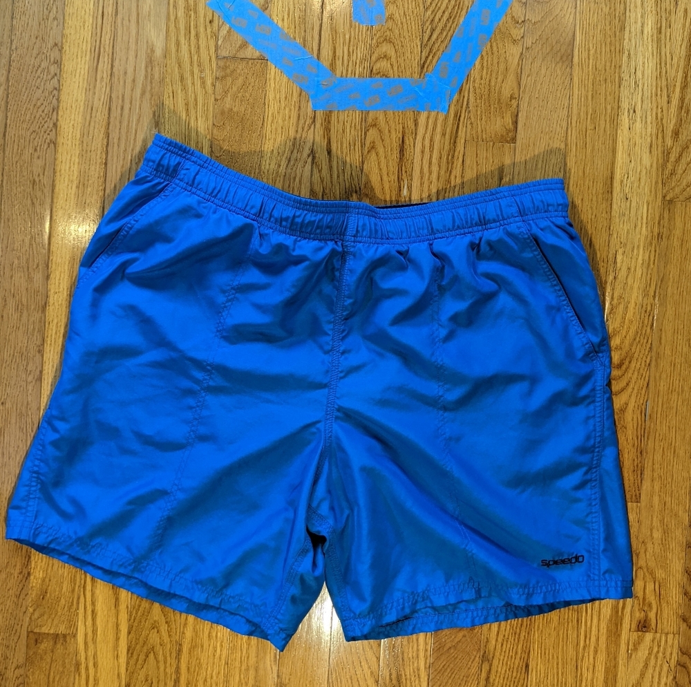 Speedo Men's XL Board Shorts Blue